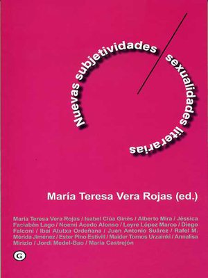 cover image of Nuevas subjetividades/masculinidades literarias